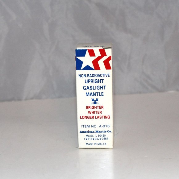 Vintage Upright Gaslight Mantles American Mantle CO. A-916 New In Box - Picture 1 of 2